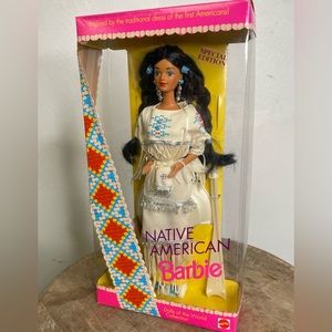 Native American Barbie 1992: “Dolls of the Word Collection” New in Box #1753